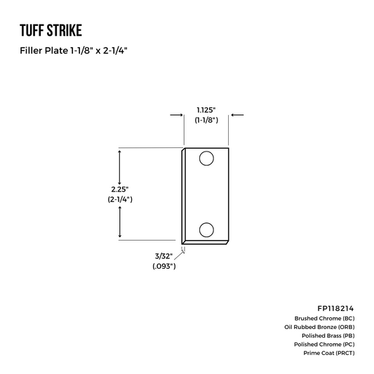 deadbolt strike filler plate dummy door knob cover plate